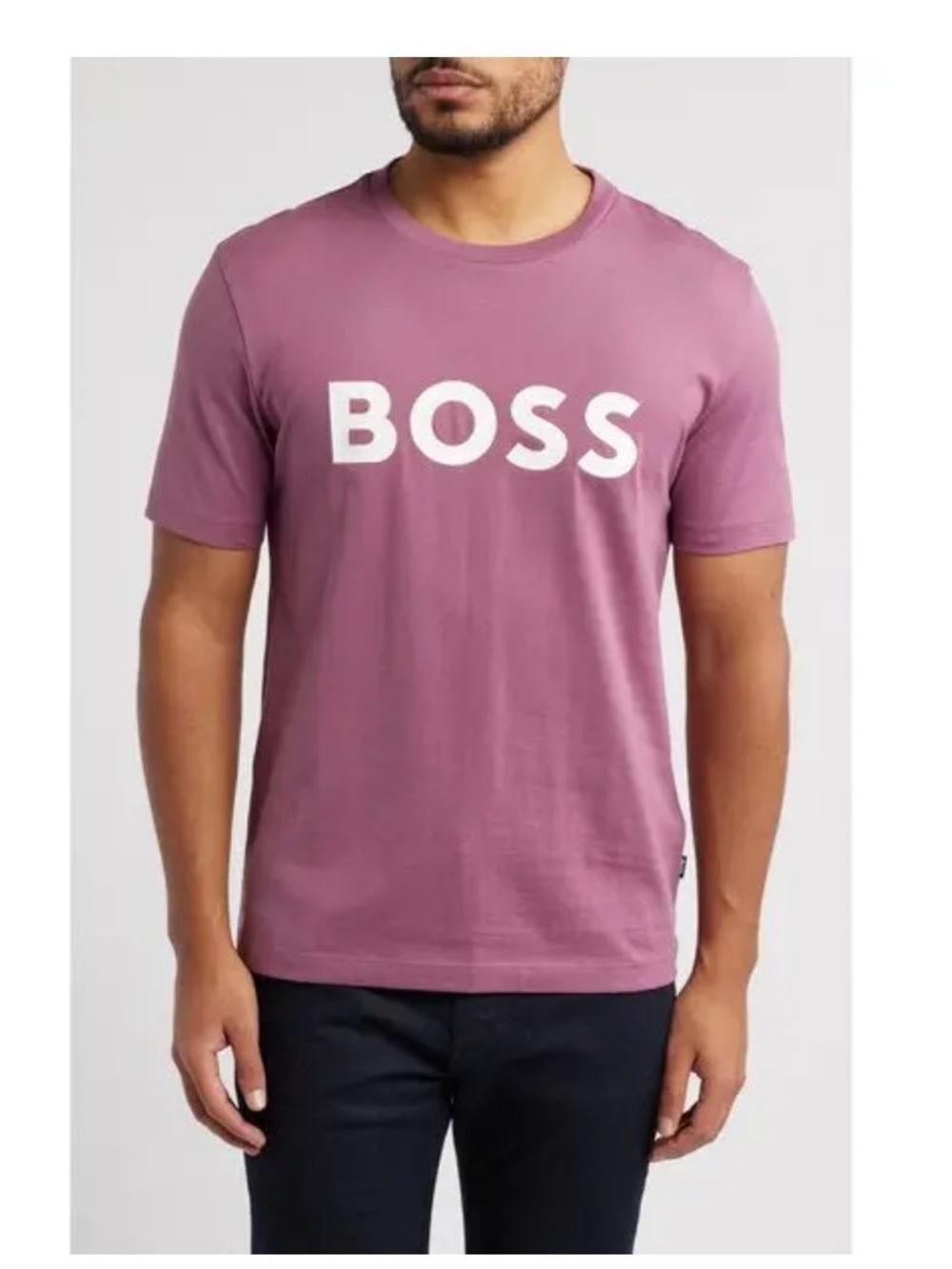 Boss Men's Tilburt Logo Tee Shirt